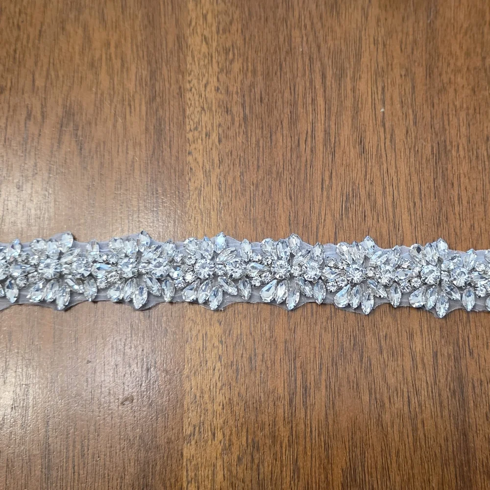 RHINESTONE Sash / Belt / Set Of 3 - Picture 4 of 5